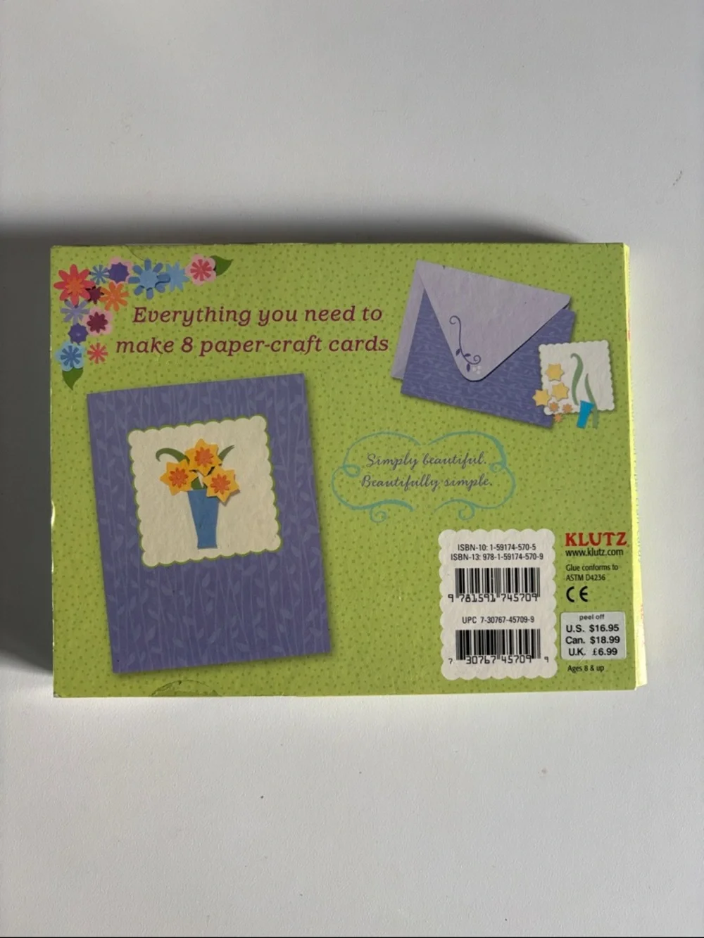 Klutz Color-In Stained Glass Kit with Neon Pens & Create your Own Card Kit‎
